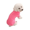 thumbnail image 3 of Knitted Dog Sweater Soft Pullover for Small Dogs Comfortable Pet Clothes Classic Cable Knit Design for Puppies Cats, 3 of 4