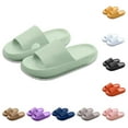 thumbnail image 2 of Celivon Shower Shoes For Women And Men Massage Pool Slides Soft Cushioned Anti-Slip Slides Slippers Comfort Green, 2 of 5