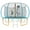 Blue, variant on OVATOYS 1200LBS 12FT Trampoline for Adults and Kids,Trampoline with Enclosure,Basketball Hoop, Recreational Trampoline with Ladder, Heavy Duty Trampoline Capacity for 5-6 Kids