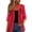 Red, variant on Women's Cardigan Lace Trim Chiffon Boho Lightweight Flowy V Neck 3/4 Sleeve Jackets Casual Loose Beach Vacation Travel Party Cover Up Khaki XXL