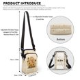 thumbnail image 6 of HELLHERO Capybara Sunflower Pattern Leakproof Sling Bag for Travel Daily Use, 6 of 7