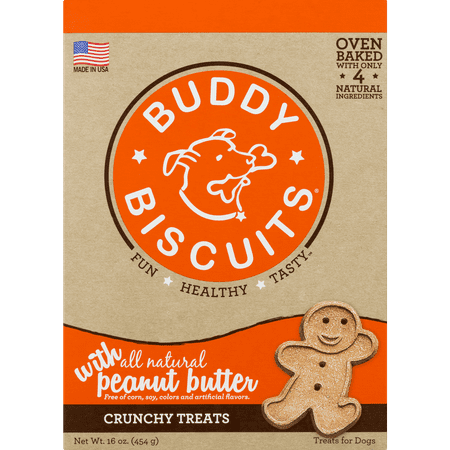 Cloud Star Buddy Biscuits Oven Baked Peanut Butter Dog Treats, 16 Oz