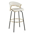 thumbnail image 4 of LumiSource Jie 30" Fixed-Height Barstool - Set of 2, 4 of 6