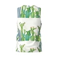 thumbnail image 3 of Easygdp Cartoon Cactus Men's Mesh Basketball Jersey Quick Drying Sleeveless Shirts Fitted Muscle Tank Tops Sport Round Neck T-Shirt - Large, 3 of 9