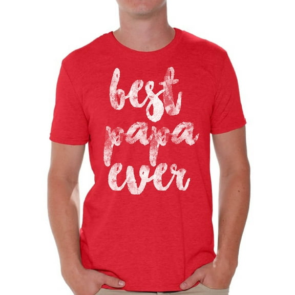 Awkward Styles Best Papa Ever T Shirt Best Father`s Day Tshirt Dad Shirt Gift Shirt Blessed Papa T Shirt Father`s Tshirt Father`s Day Men Shirt Tshirt for Dad Cute Gifts for the Best Dad