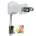 thumbnail image 3 of 20-Count Gold Ribbed Ball Ornaments Christmas Light Set 1.5ft White Wire, 3 of 3