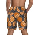 thumbnail image 4 of Balery Various Oranges Mens Swim Trunks Swim Shorts for Men Quick Dry Inseam Beach Shorts with Compression Liner Pocket-XX-Large, 4 of 9
