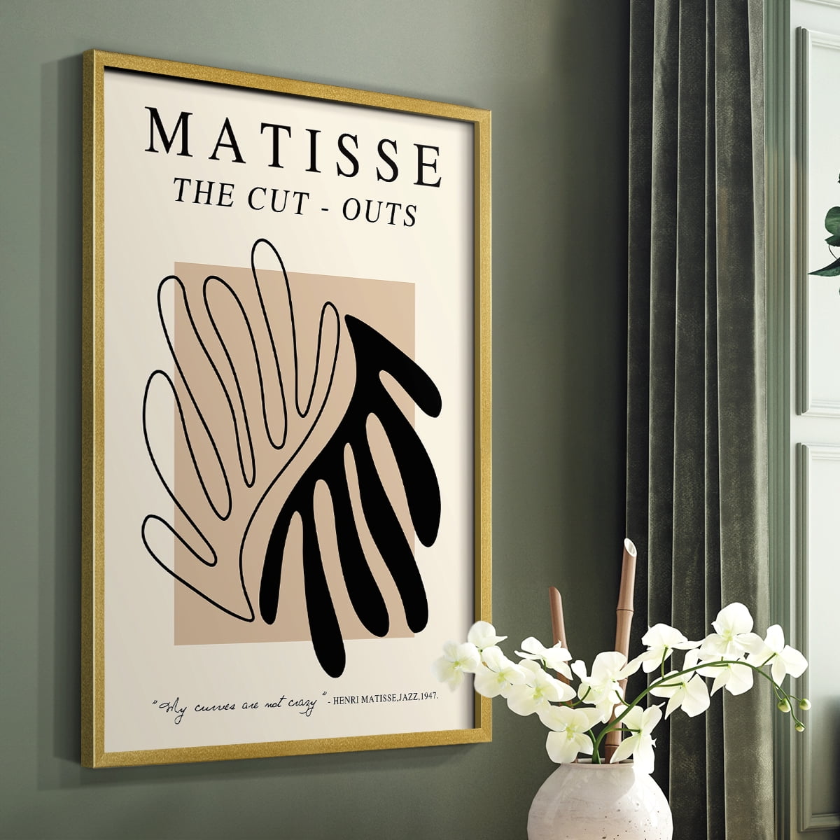 Matisse XCIX Framed Print - Solid Wood