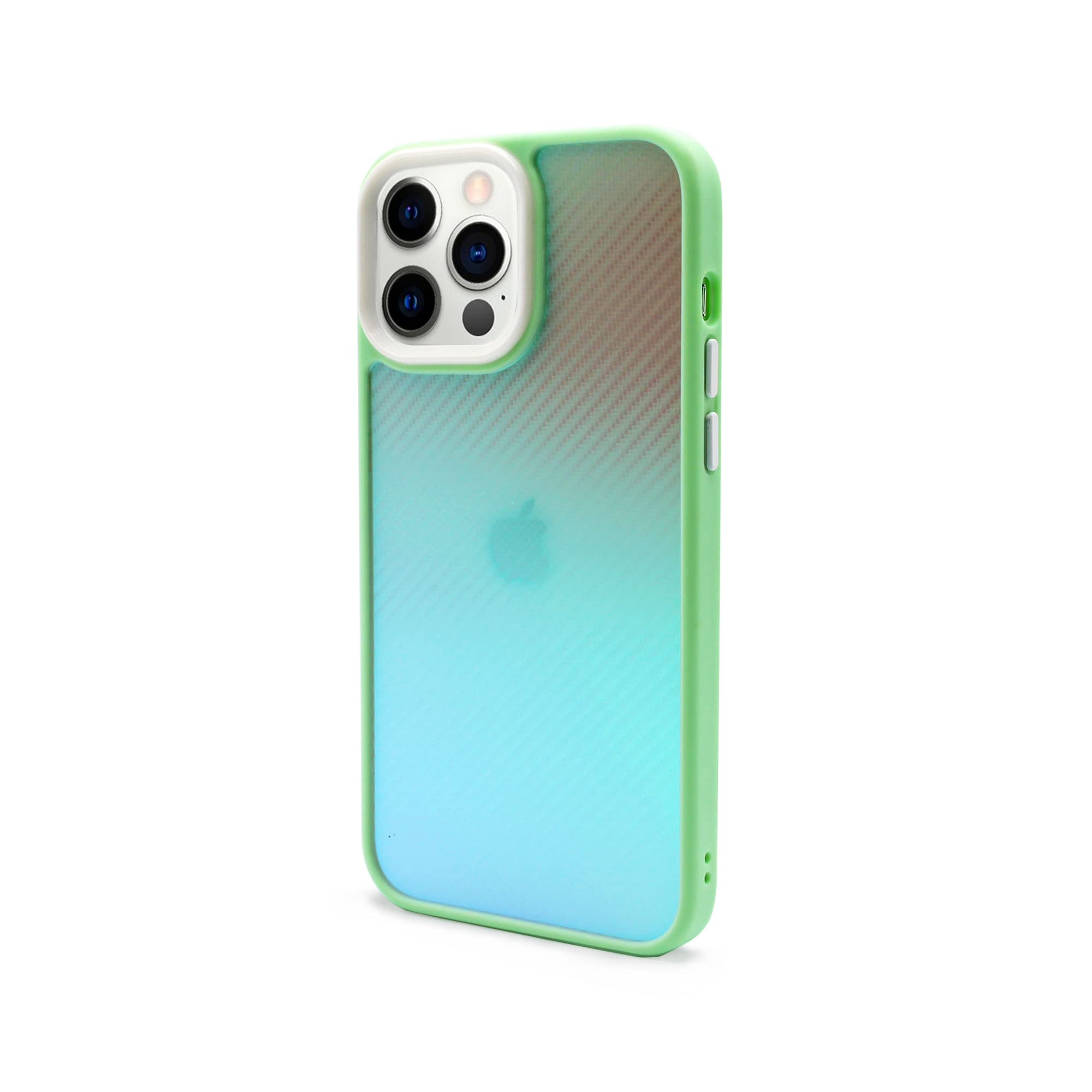 Iphone 13 Pro Max Case Kiq Anti Scratch And Lightweight Oil Slick Color Changing With Protective Trim Tpu Case For Apple Iphone 13 Pro Max Pink And Green W Green Trim Walmart Com