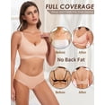thumbnail image 5 of Wireless Bras for Women No Underwire Full Coverage Padded Push Up Wirefree Bras Seamless Bralette Soft Comfort Everyday Bra, 5 of 8
