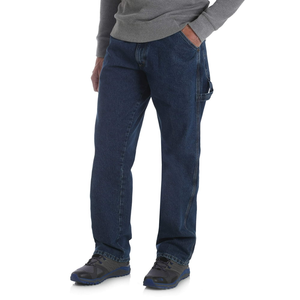 Wrangler - Wrangler Men's Straight Leg Carpenter Jeans - Walmart.com ...