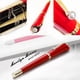 thumbnail image 2 of MB edición especial de lujo de MM, fuente de colores negro/rosa/rojo, Rollerball/bolígrafo con Clip de perla, gran actriz de Monte, 2 of 4