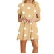 thumbnail image 1 of Vestidos de Verano de Mujer Cuello Redondo Manga Corta Impreso, Ligero Y Cómodo Vestidos Casuales para Mujeres, 1 of 4