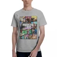 thumbnail image 4 of Camiseta novedosa Breaking Bad GTA Collage para hombre y mujer, cuello redondo, 100 % algodón, manga corta, tallas S a 4XL, 4 of 4