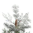 thumbnail image 2 of Vickerman 7.5' x 65" Flocked Cheshire Instant Connect Artificial Christmas Tree Multi-colored Dura-Lit® LED Lights, 2 of 2