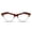 Brown Stripes, variant on 2SeeLife Premium Cat Eye TR-90 Reading Glasses for Women – Narrow–Medium Fit, Sturdy Frame, Spring Hinges, Stylish Readers, Clear Tortoise, +1.75