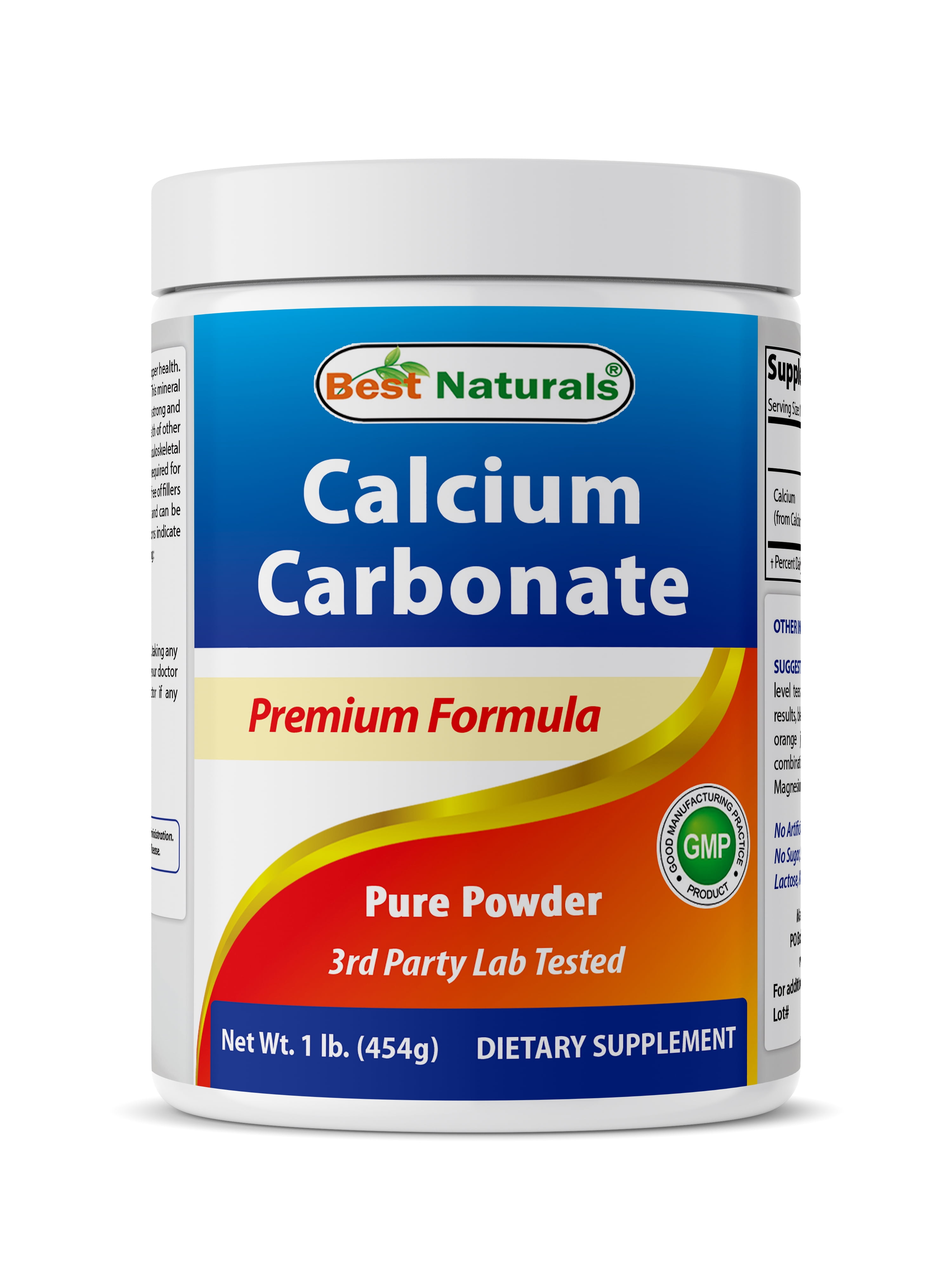 Best Naturals Calcium Carbonate 1 Pound Food Grade