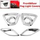 thumbnail image 3 of Bumper Fog Light Chrome Garnish for -5 Cx5 2013 2014 2015 2016 Car Rear Tail Lights Lamp Shade Frame, 3 of 5