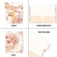 thumbnail image 3 of Anzon Mories 12 Packs 9.5 x 12In Two-Pocket Folders, 1/3-Cut Tab, Marble & Acrylic Paint File Organizers for US Letter and A4 Size Paper, School & Office, 3 of 3