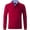 WineRed, variant on Geeksport Men's Sports Long Sleeve Solid Causal Polo Shirts