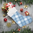 thumbnail image 6 of Coolnut 1 Pack Christmas Stockings 17.7 Inches Buffalo Check Plaid Large Size Xmas Cable Stocking Gifts & Decorations for Family Holiday Xmas Party, 6 of 6