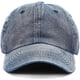 thumbnail image 2 of Gorra de béisbol lavada Harhinhe, gorra de papá de algodón de mezclilla desgastada, gorra de estilo camionero unisex ajustable, 2 of 7