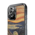 thumbnail image 4 of DistinctInk Clear Hybrid Case for Apple iPhone 13 Pro Max (6.7" Screen) - Classic Art - Lightweight Grip, 4 of 5