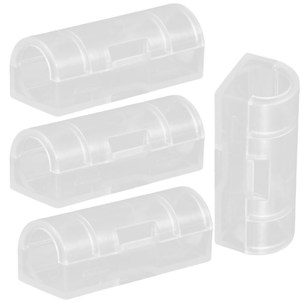 20 clips autoadhesivos para cables, organizadores de cables, soportes de pared para escritorio, clips adhesivos para cables.