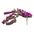 thumbnail image 6 of Sufanic 4 Petals 2.8Ft Fake Ivy Vine Flowers Garlands Plants Artificial Flower Hanging Ivy for Home Hotel Office Wedding Party Garden Craft Art Wall Decor,Fuchsia, 6 of 10