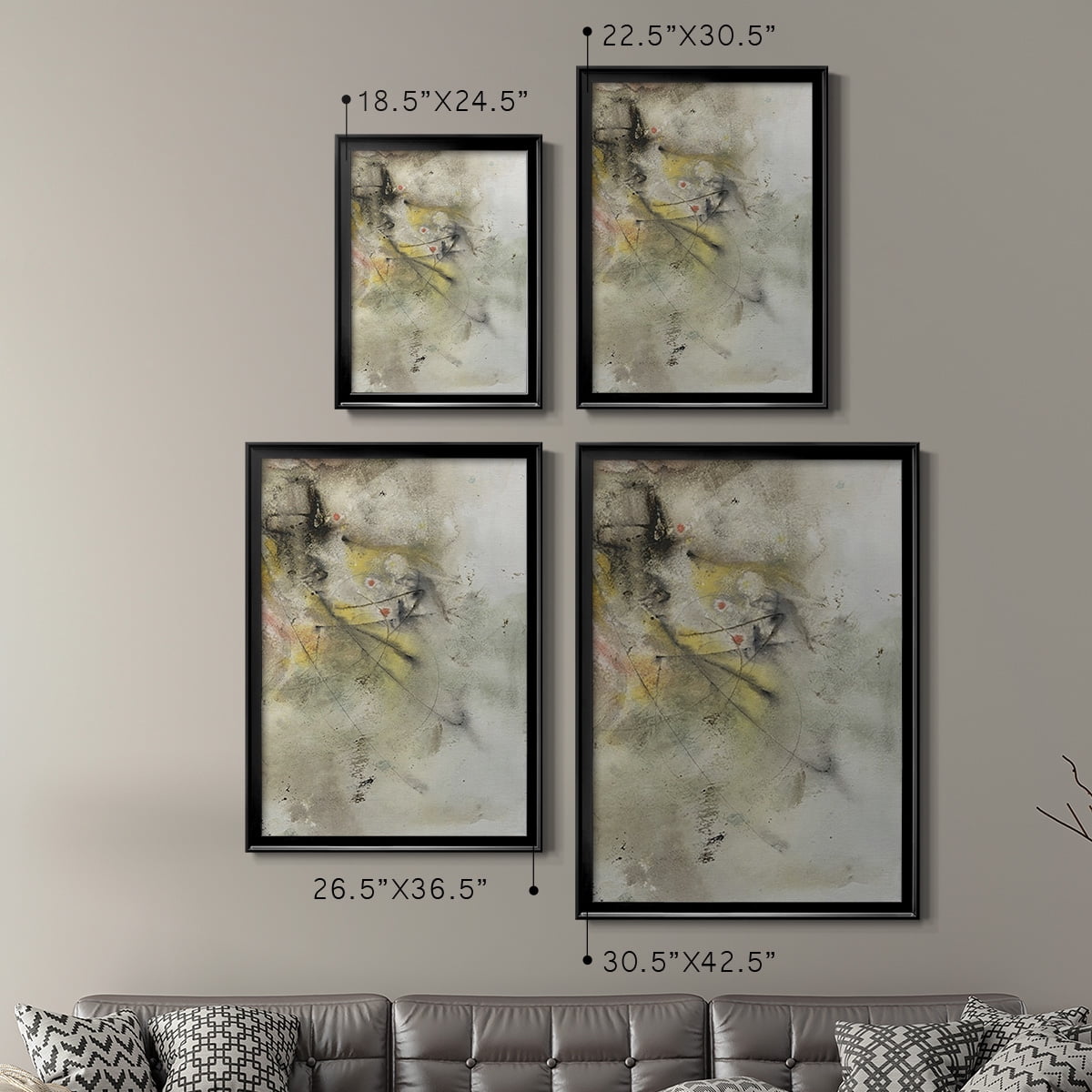 Soft Inspiration II Premium Framed Print, in Gold, Black, or Silver - Ready to Hang