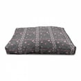 thumbnail image 4 of Pink and Grey Pet House, Spring Butterflies Flower Leaves Inspiration Season Concept Print, Outdoor & Indoor Portable Dog Kennel with Pillow and Cover, 5 Sizes, Charcoal Grey Pink, by Ambesonne, 4 of 5