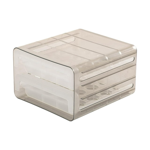 Caja de almacenamiento de huevos, contenedores organizadores de huevos, contenedor de almacenamiento de huevos para despensa