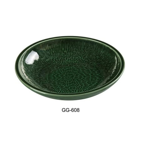 

Yanco GG-608 18 oz Green Gem Salad & Soup Bowl Green - 8.125 x 1.625 in. - Pack of 24