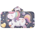 thumbnail image 2 of Unicorn and Heart Kids Hooded Beach Towel Baby Bath Poncho Towels with Hood Absorbent 50"x23.5" for Pool Swimming, 2 of 7