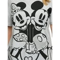 thumbnail image 4 of Mickey & Minnie Mouse T-Shirt Gray Back To Back Women's Plus Size Disney, 4 of 8
