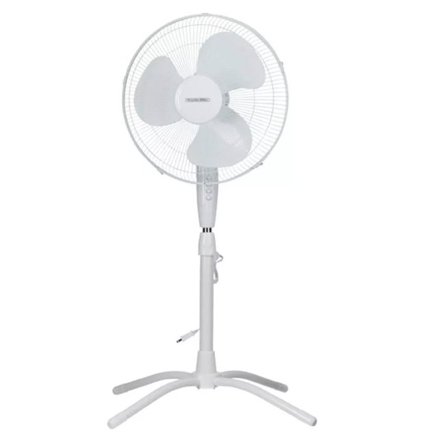 Ventilador Pedestal 16 Pulgadas Proctor Silex 3 Velocidades Color Blanco