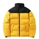 thumbnail image 1 of Gibobby Abrigos de invierno para hombre Invierno personalizado más algodón y chaqueta de plumón gruesa chaqueta de moda suelta para hombres(Amarillo,XG), 1 of 4