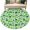 Green White, variant on St. Patrick's Day Area Rugs 4'x6', Washable Small Throw Rugs for Office Bathroom, Vintage Spring Green Lucky Irish Clovers Indoor Outdoor Rug Non-Slip Low Pile Carpet Runner Reversible Floor Mats