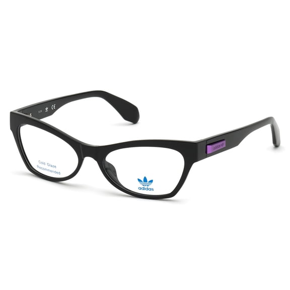 Adidas OR5003 Full Rim Butterfly Shiny Black Eyeglasses