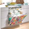 thumbnail image 2 of Yayeee Magnetic Dishwasher Cover for The Front Decoration Home Kitchen Machine Sticker Protector, Beige Jar, 2 of 6