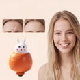 thumbnail image 6 of Carrot Shape Squeeze Ball Cute Easter Bunny Style Large Soft TPR Slow Recovery Hand Grip Decompression Ball Pinch Knead Sensory, 1 Count, 6 of 8