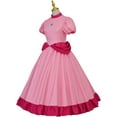 thumbnail image 3 of Adult Super Brothers Dress Princess Peach Dress Pink Princess Dress with Crown Outfits Party for Women, 3 of 7