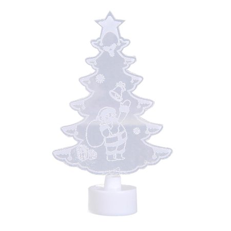 

Night Light Christmas Theme Pattern Long-lasting Plastic Santa Led Light Home Decor