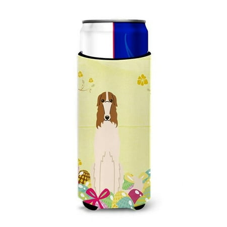 

Easter Eggs Borzoi Michelob Ultra Hugger for Slim Cans