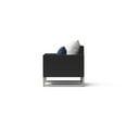 thumbnail image 5 of RST Brands Milo Espresso 2 Piece Aluminum Outdoor Club Chairs - Bliss Ink/White, 5 of 7