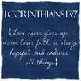 thumbnail image 2 of Greene, Taylor 15x15 White Modern Wood Framed Museum Art Print Titled - Indigo Corinthians, 2 of 4