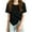 Black, variant on Shirts for Women Plus Size Short Sleeved Round Neck Summer Base T-shirt White L