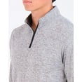 Real Essentials 3 Pack: Men's Dry-Fit Active Quarter Zip Long Sleeve
