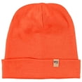 thumbnail image 2 of Tuque à Revers Ridge - 100 Laine Mérinos - Bonnet d'Hiver Chaud - Blaze Orange, 2 of 4