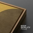 thumbnail image 4 of IDEA4WALL Framed Canvas Print Wall Art Multicolor Mid-Century Semi-Circle Polygon Collage Abstract Shapes Modern Boho Chic for Living Room, Bedroom, Office - 24"x36"x2 Natural, 4 of 5